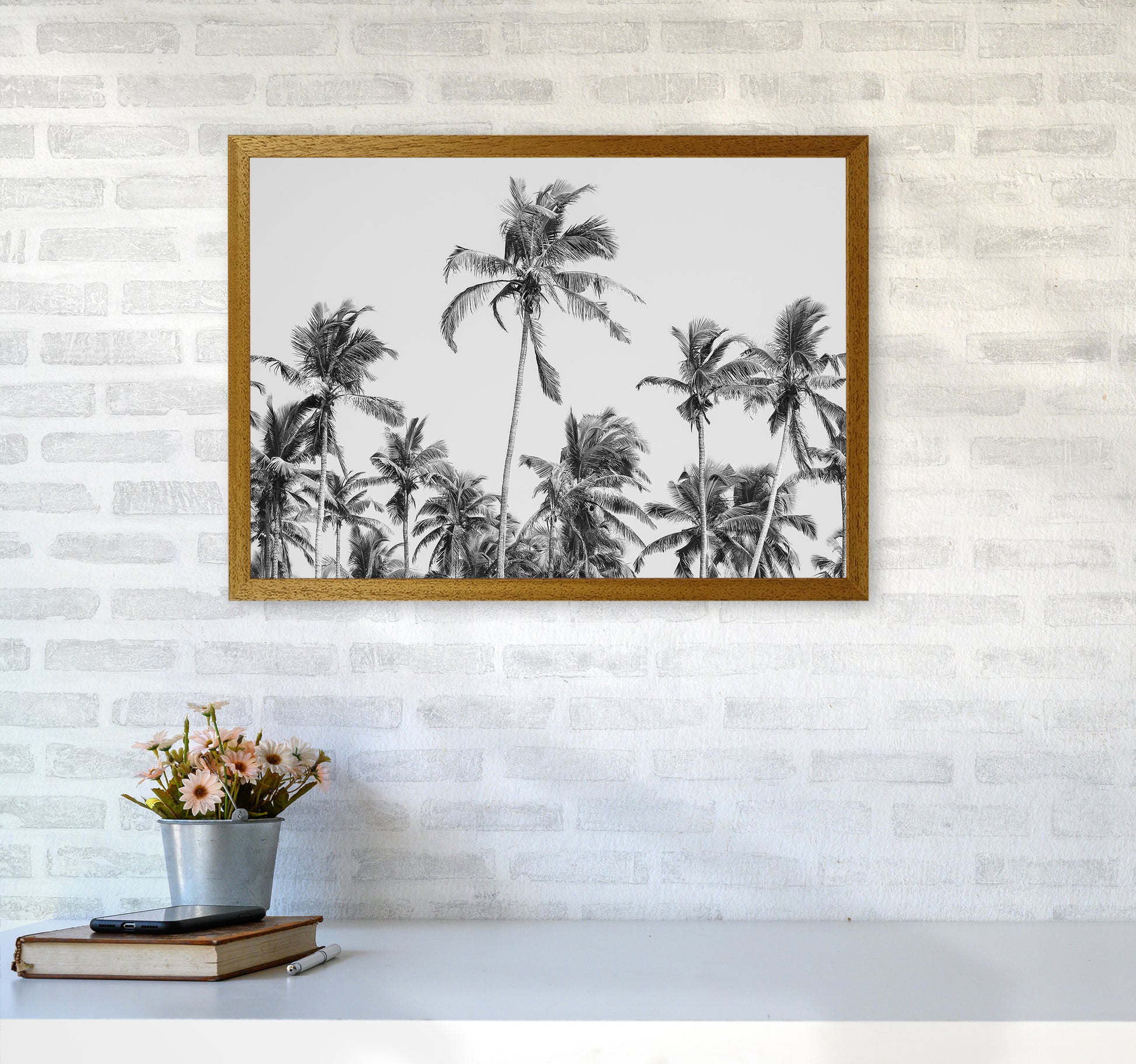 Palm Trees on the beach II Photography Print by Victoria Frost A2 Print Only