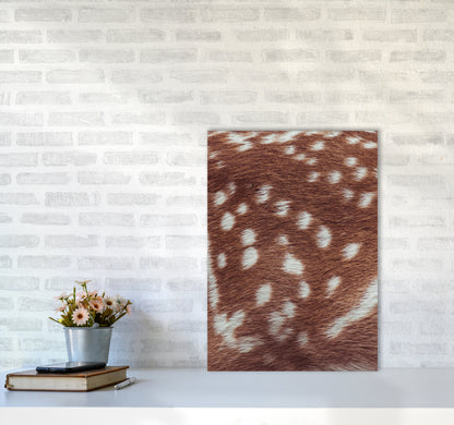 Deer skin Photography Print by Victoria Frost A2 Black Frame