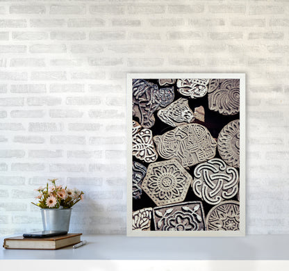 Elephant Photography Print by Victoria Frost A2 Oak Frame