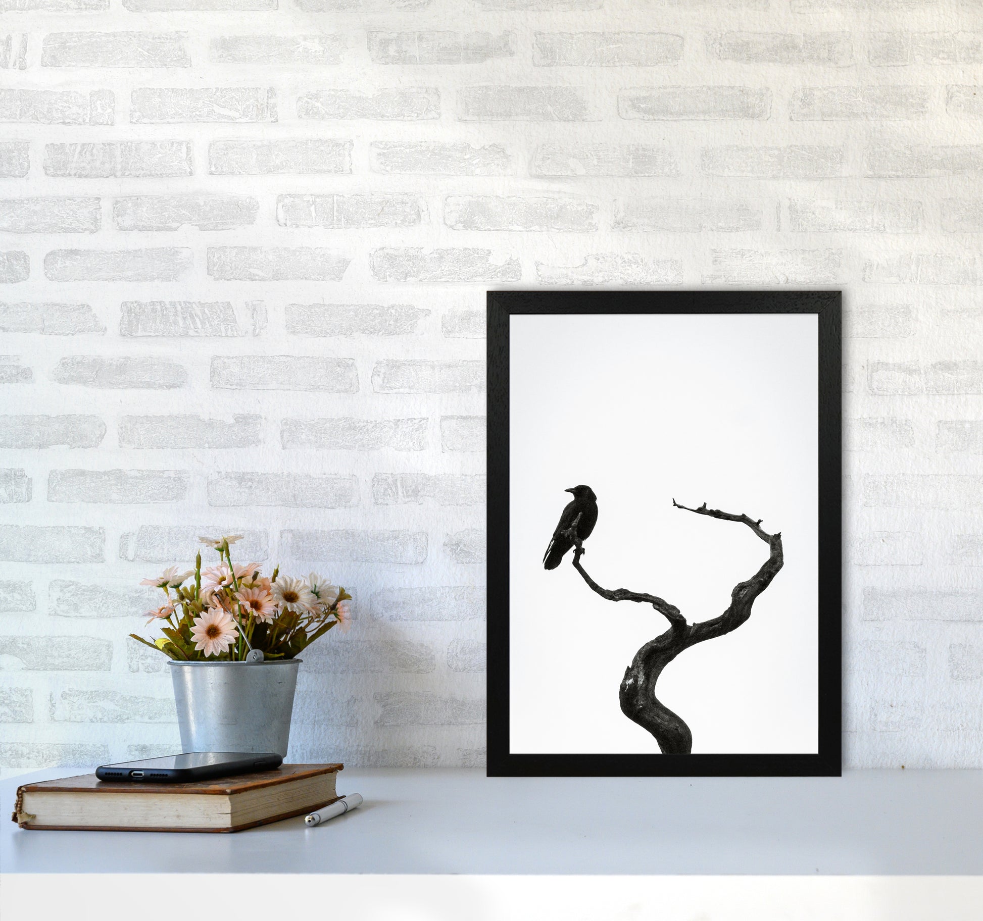 On the look out Photography Print by Victoria Frost A3 White Frame