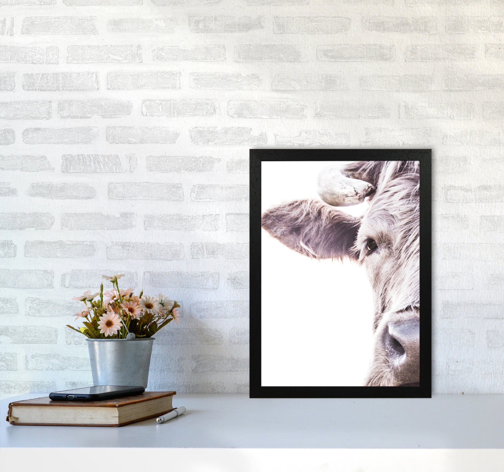 Highlander II Photography Print by Victoria Frost A3 White Frame