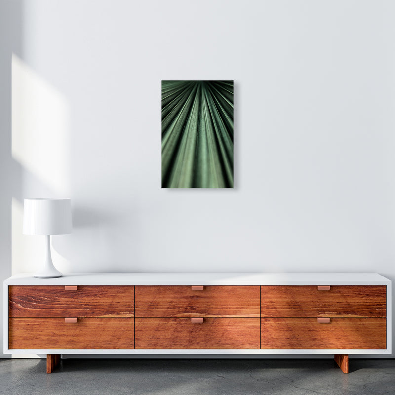 Green Palm Leaf Photography Print by Victoria Frost A3 Canvas
