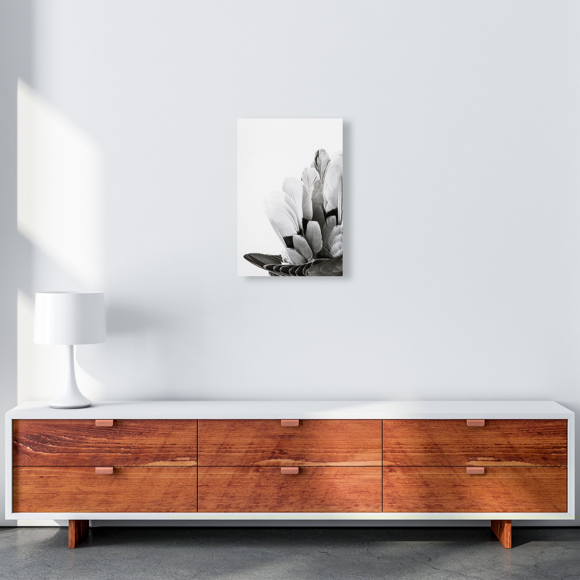 Feathers Photography Print by Victoria Frost A3 Canvas
