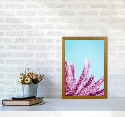 Pink Palm Trees Photography Print by Victoria Frost A3 Print Only