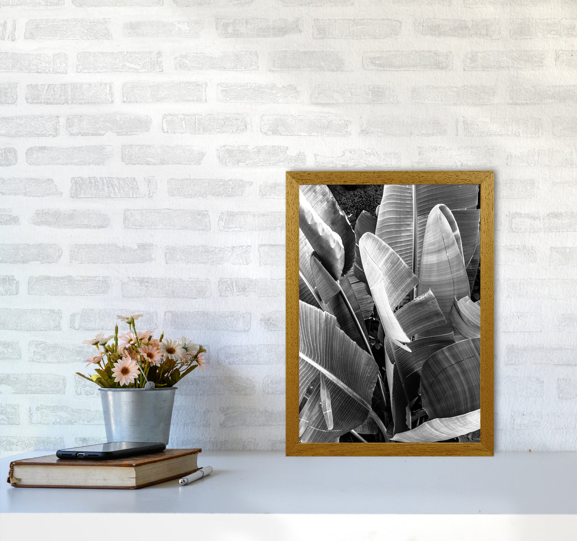 Palms Leafs Photography Print by Victoria Frost A3 Print Only