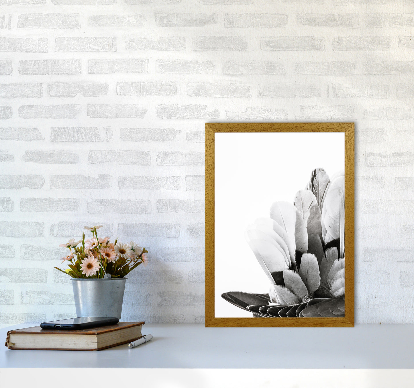 Feathers Photography Print by Victoria Frost A3 Print Only