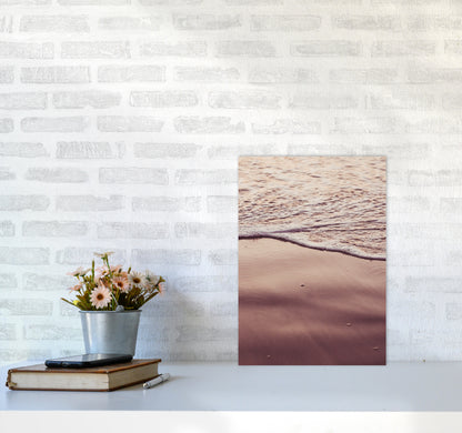 Sunset Waves Photography Print by Victoria Frost A3 Black Frame