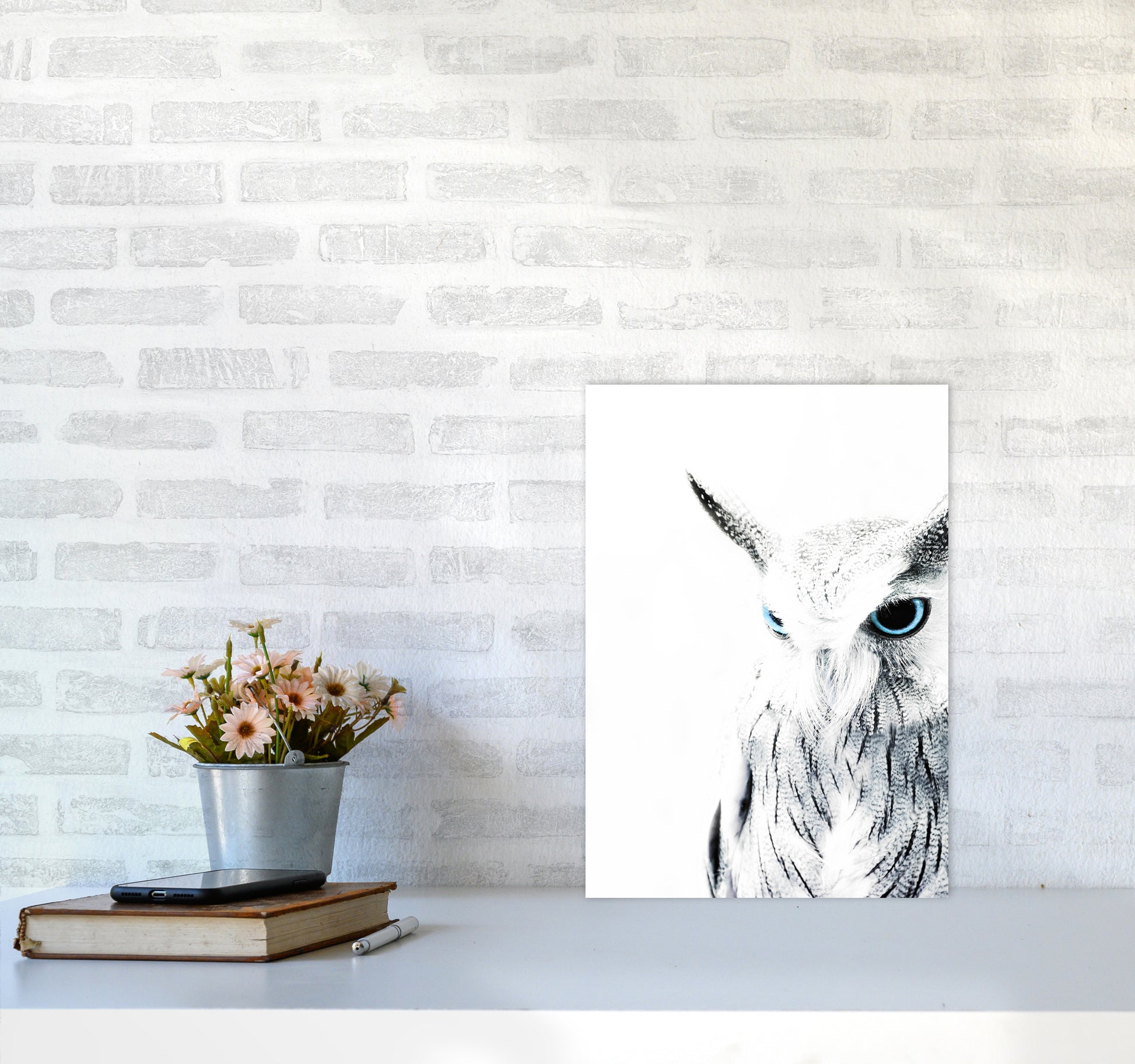Owl I Photography Print by Victoria Frost A3 Black Frame
