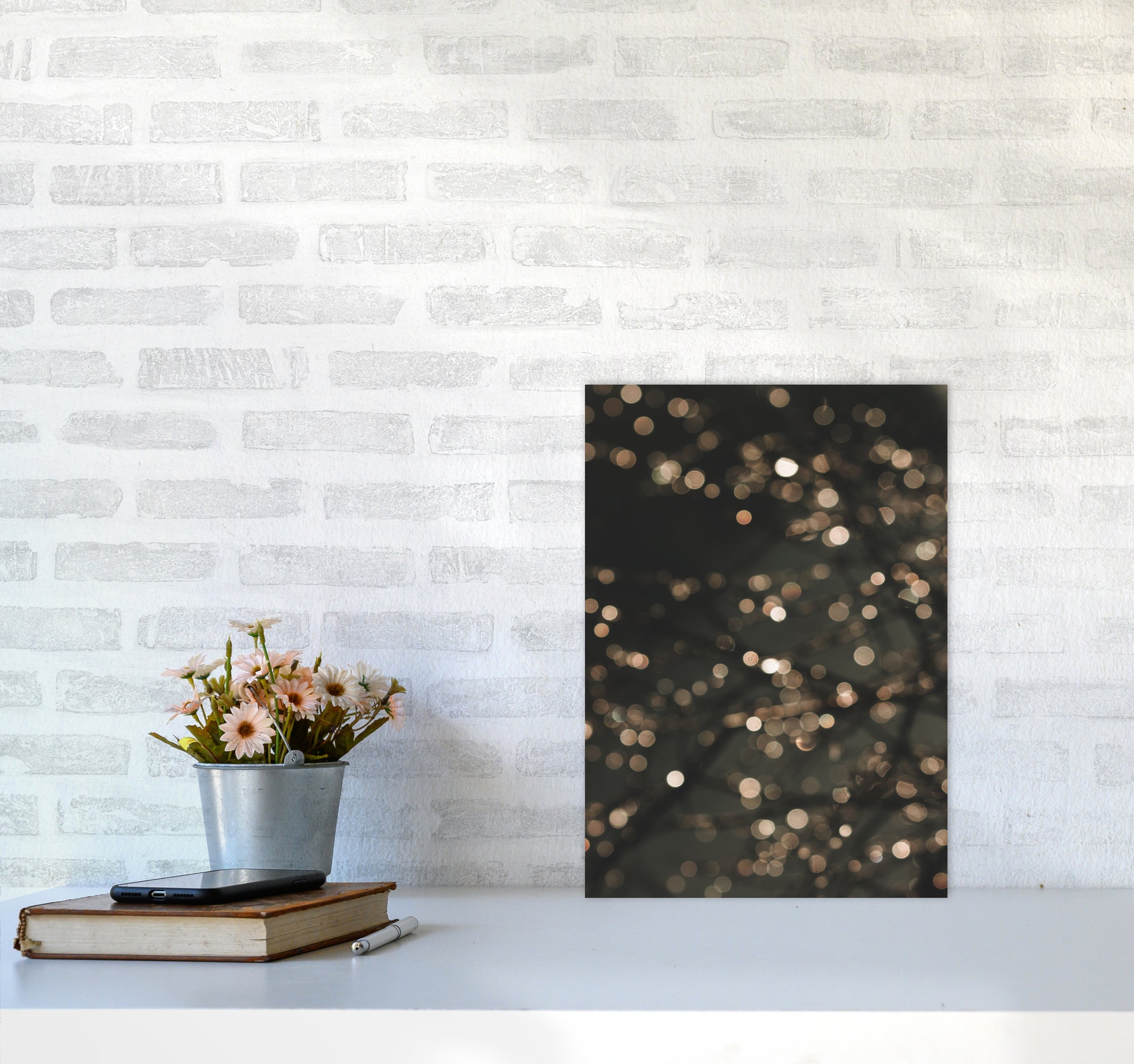 Midnight Glow Photography Print by Victoria Frost A3 Black Frame