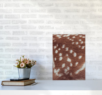Deer skin Photography Print by Victoria Frost A3 Black Frame