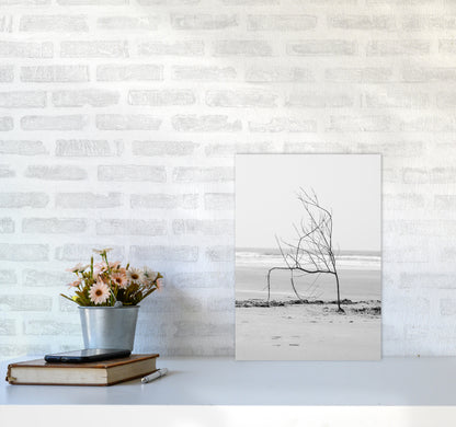 Beach Sculpture Photography Print by Victoria Frost A3 Black Frame