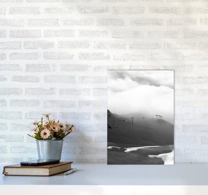 Above and beyond the Mountain Photography Print by Victoria Frost A3 Black Frame