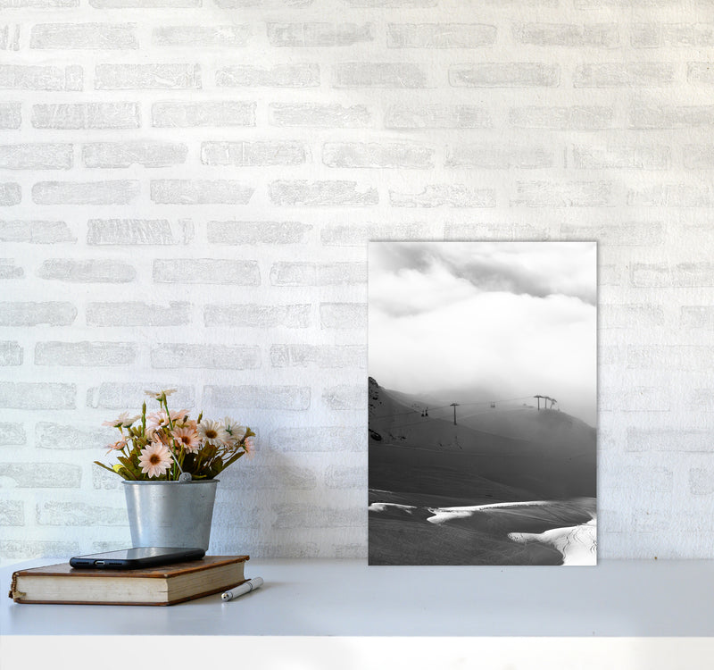 Above and beyond the Mountain Photography Print by Victoria Frost A3 Black Frame