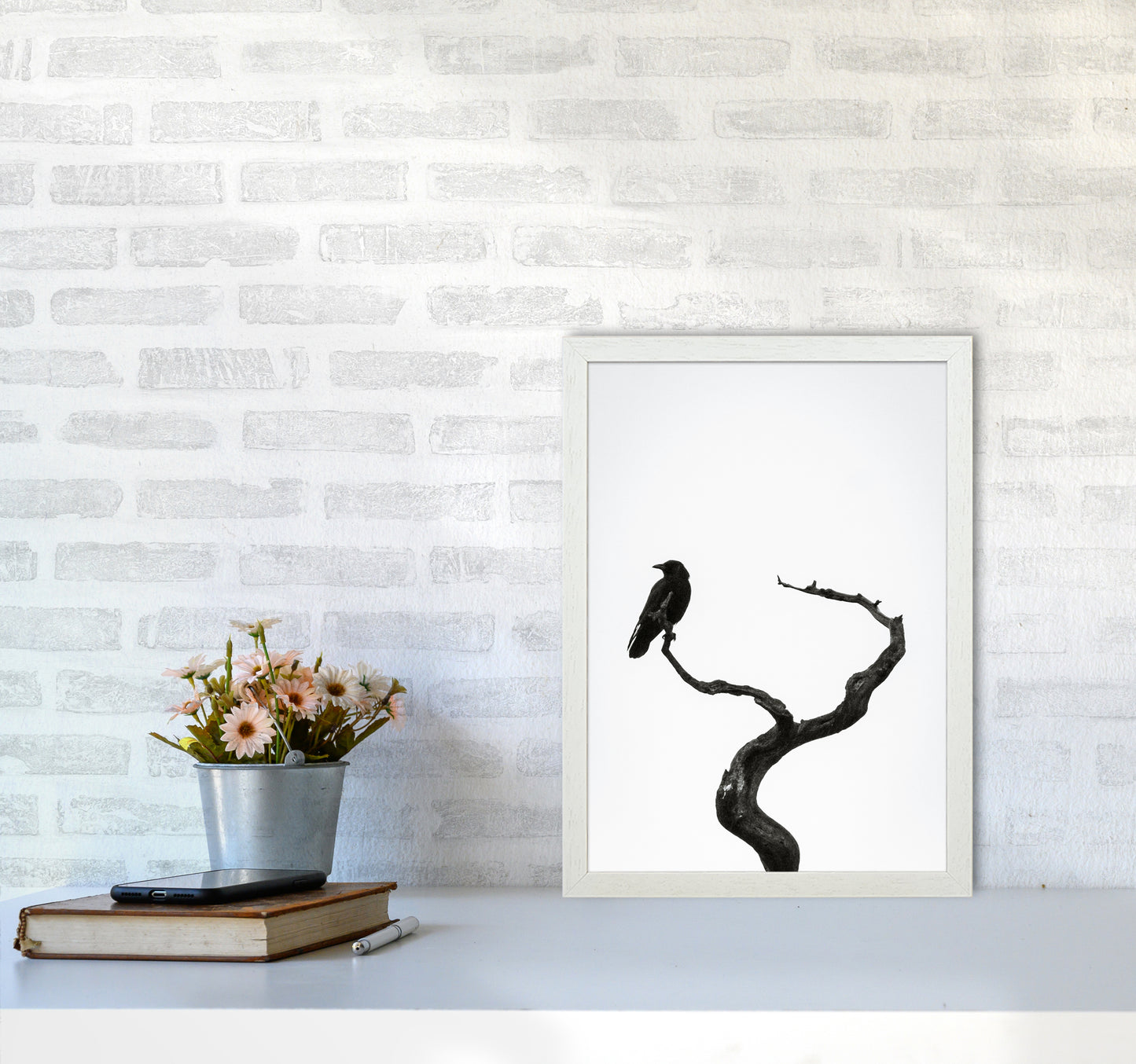 On the look out Photography Print by Victoria Frost A3 Oak Frame