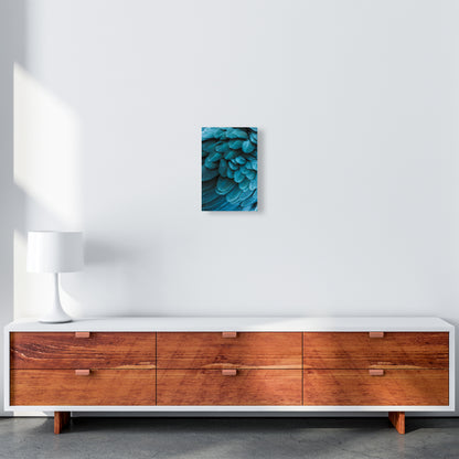 Blue Feathers Photography Print by Victoria Frost A4 Canvas