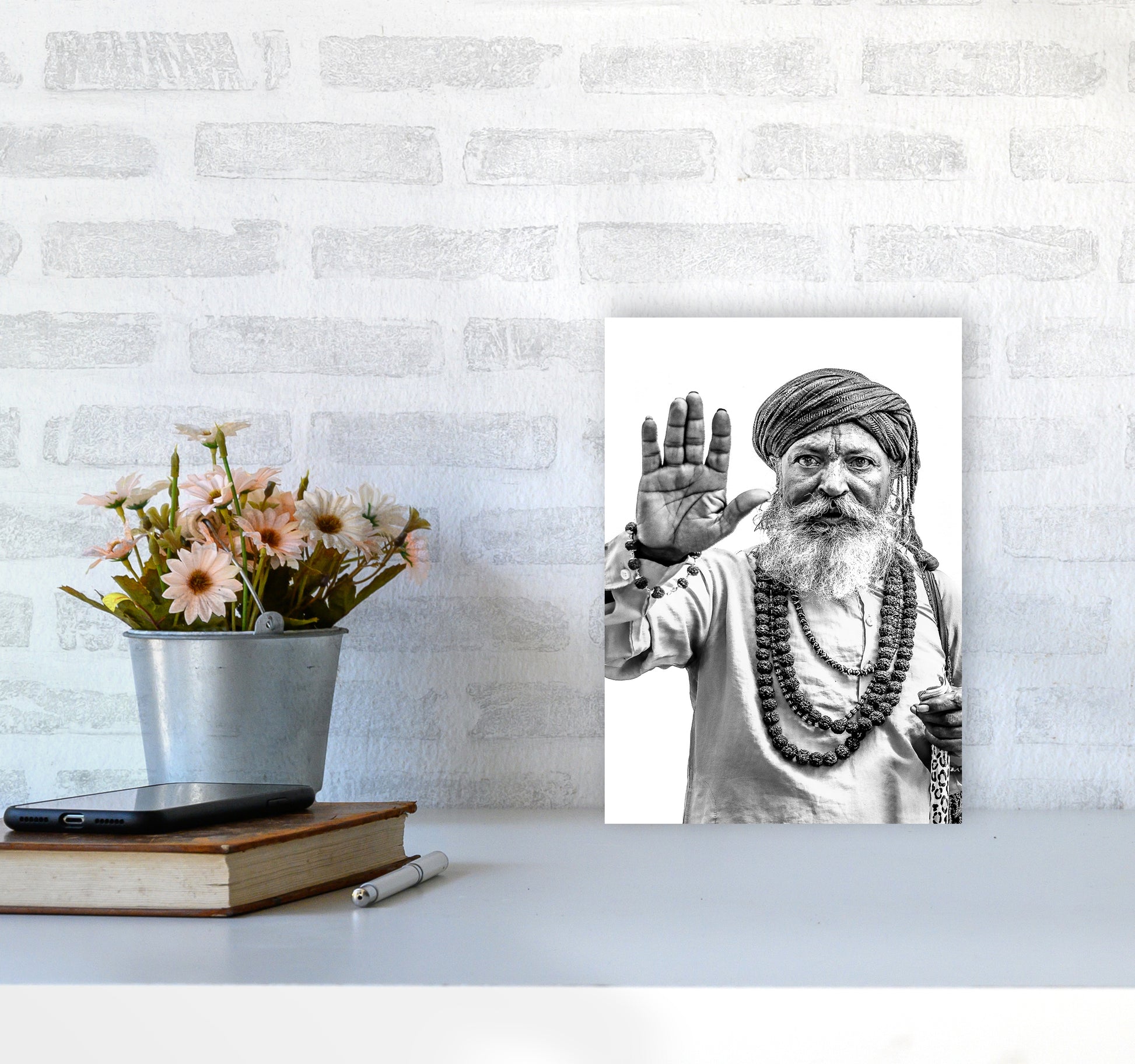 Portrait II Photography Print by Victoria Frost A4 Black Frame