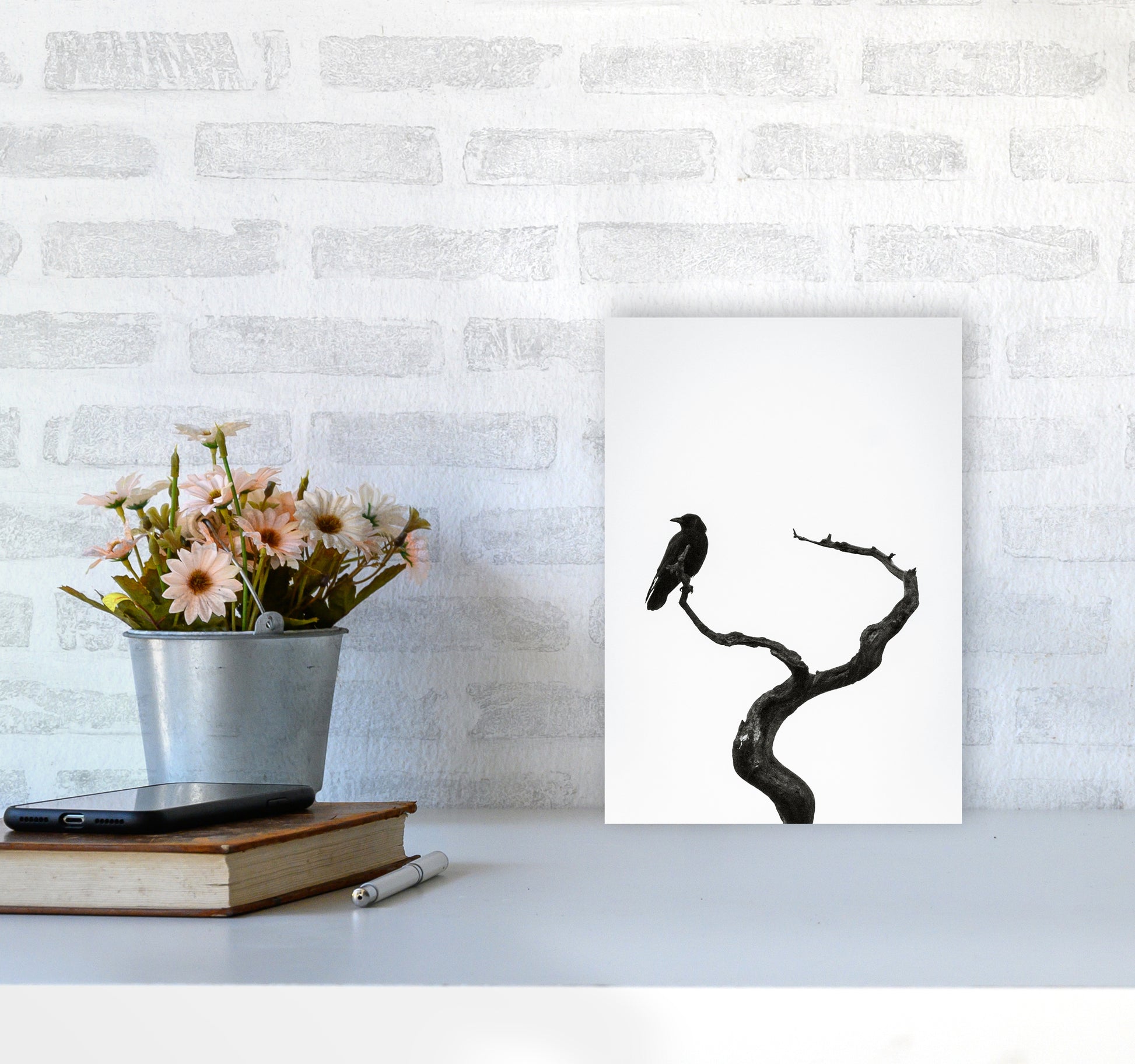 On the look out Photography Print by Victoria Frost A4 Black Frame