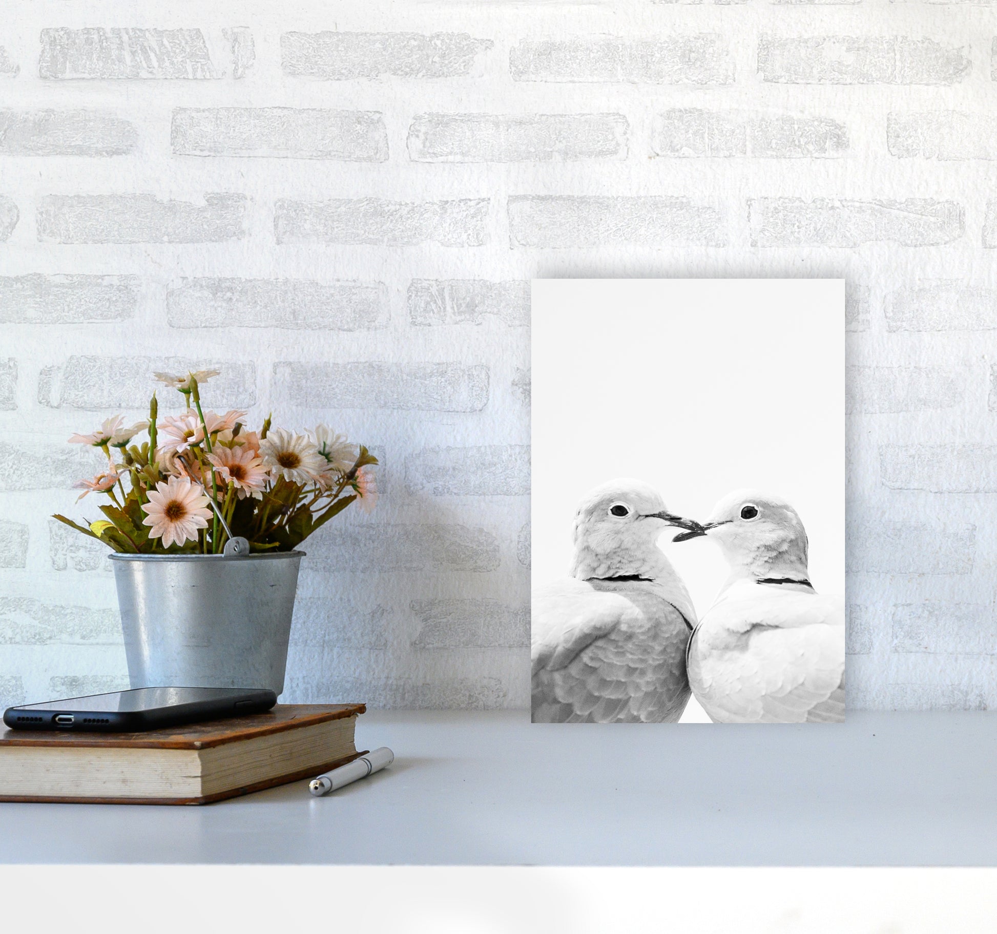 Lovers Photography Print by Victoria Frost A4 Black Frame
