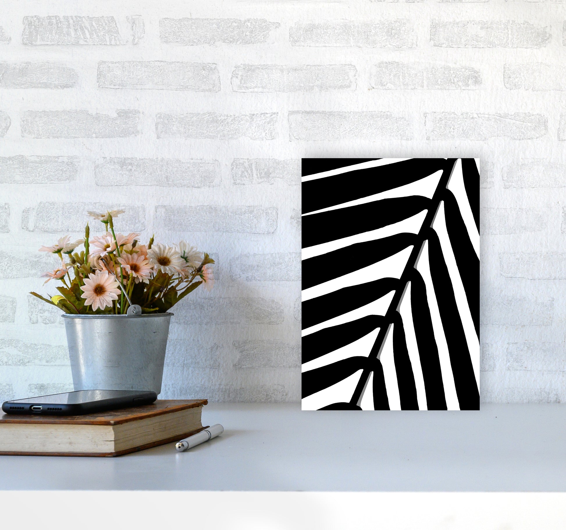 Botanical Shade Photography Print by Victoria Frost A4 Black Frame