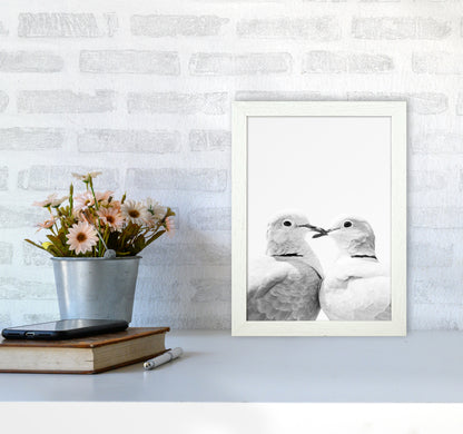 Lovers Photography Print by Victoria Frost A4 Oak Frame