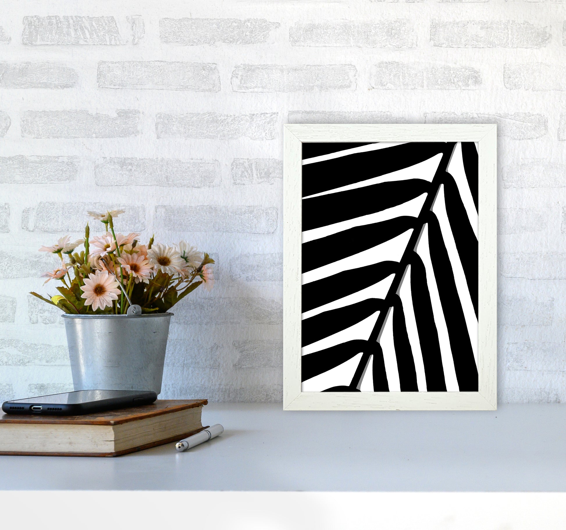 Botanical Shade Photography Print by Victoria Frost A4 Oak Frame