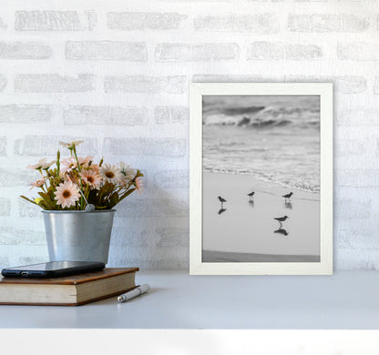 Beach Club Photography Print by Victoria Frost A4 Oak Frame