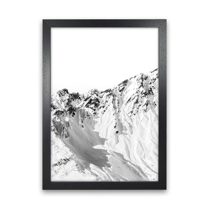 Mountains Edge Photography Print by Victoria Frost Black Grain