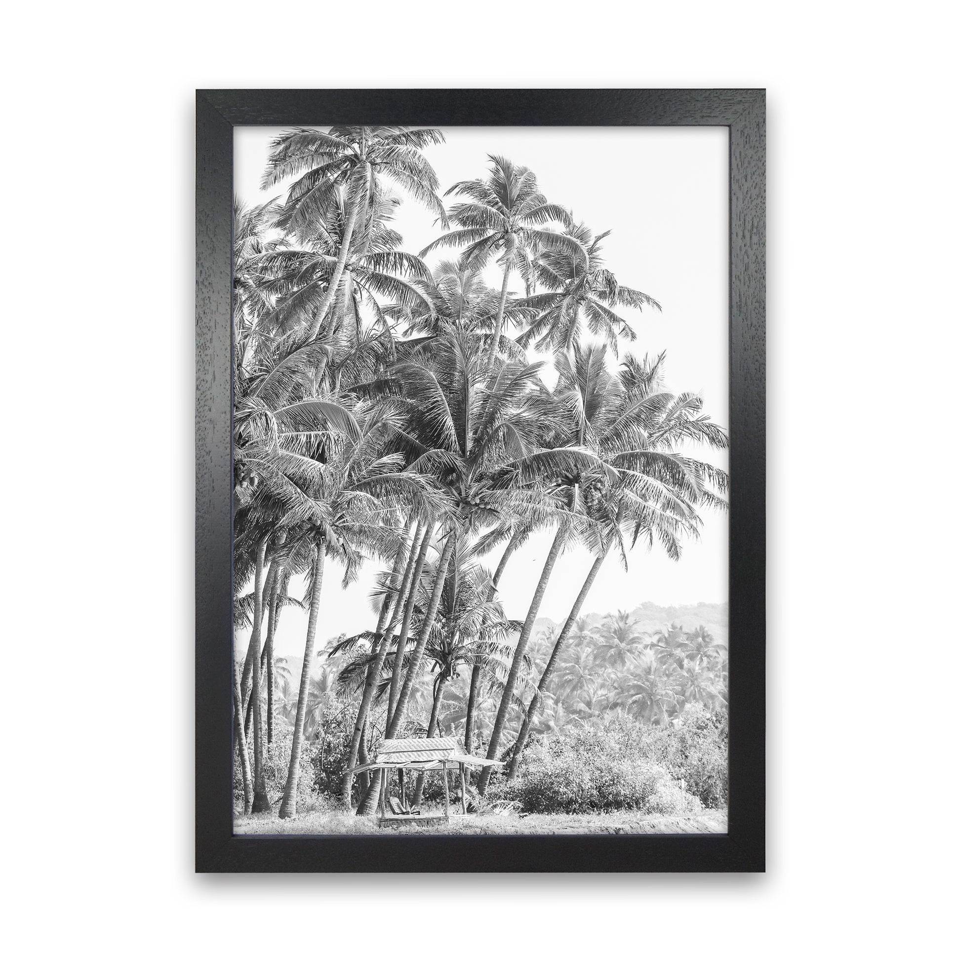 Jungle II Photography Print by Victoria Frost Black Grain