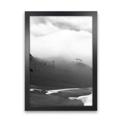 Above and beyond the Mountain Photography Print by Victoria Frost Black Grain
