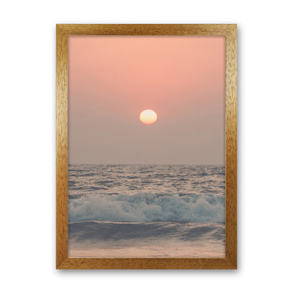 Pink beach sunset Photography Print by Victoria Frost Oak Grain