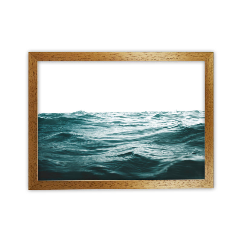 Blue Ocean Waves Photography Print by Victoria Frost Oak Grain