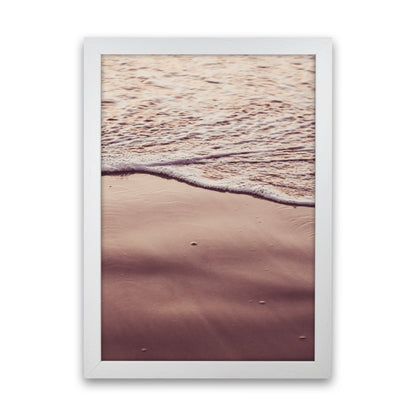 Sunset Waves Photography Print by Victoria Frost White Grain