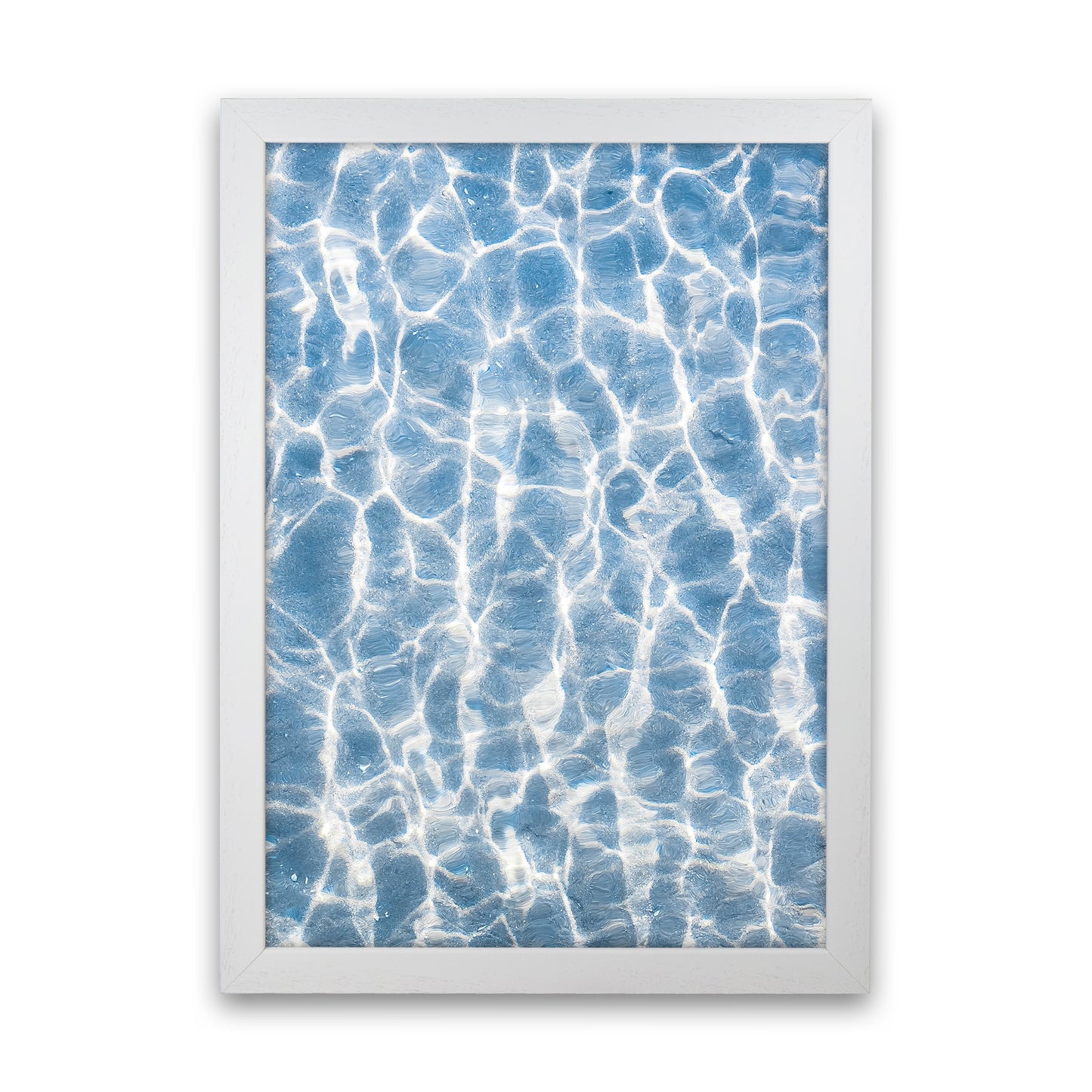 Ripples Photography Print by Victoria Frost White Grain