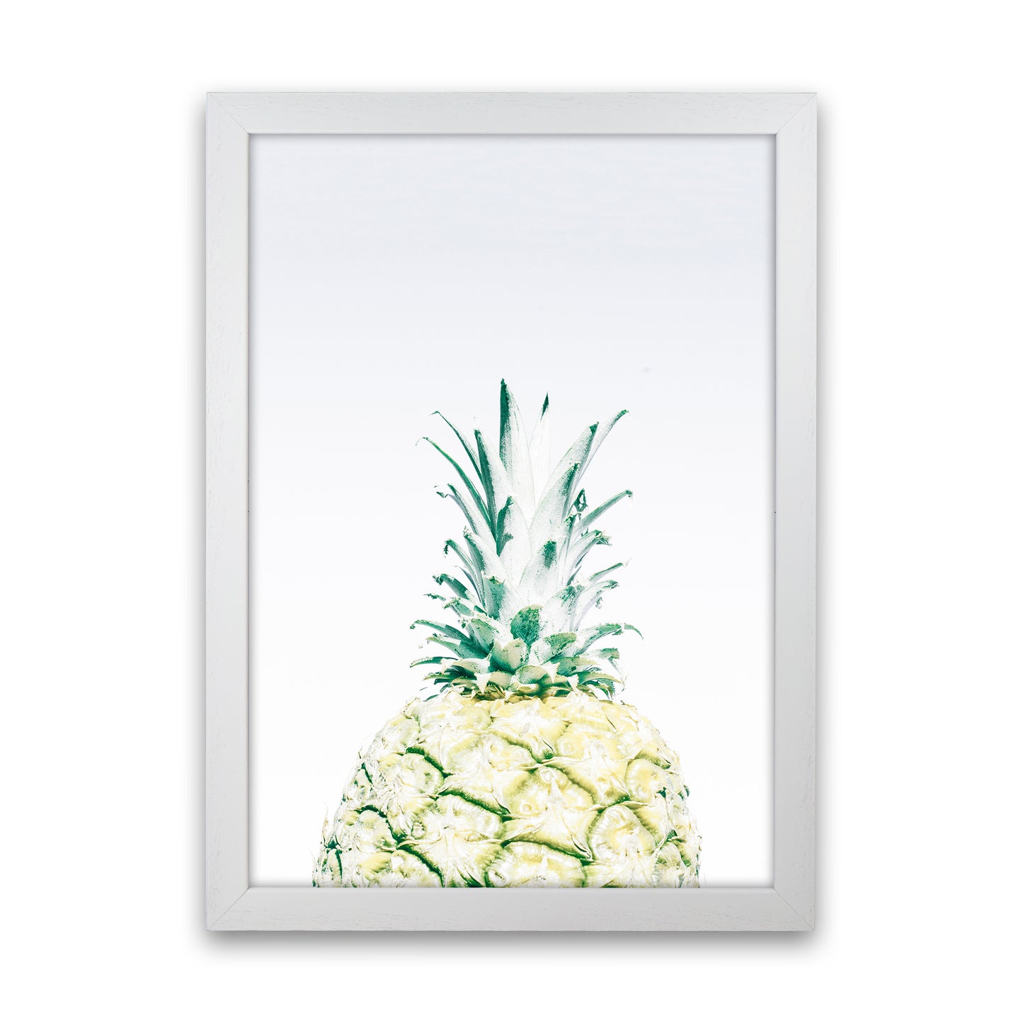 Pineapple Photography Print by Victoria Frost White Grain