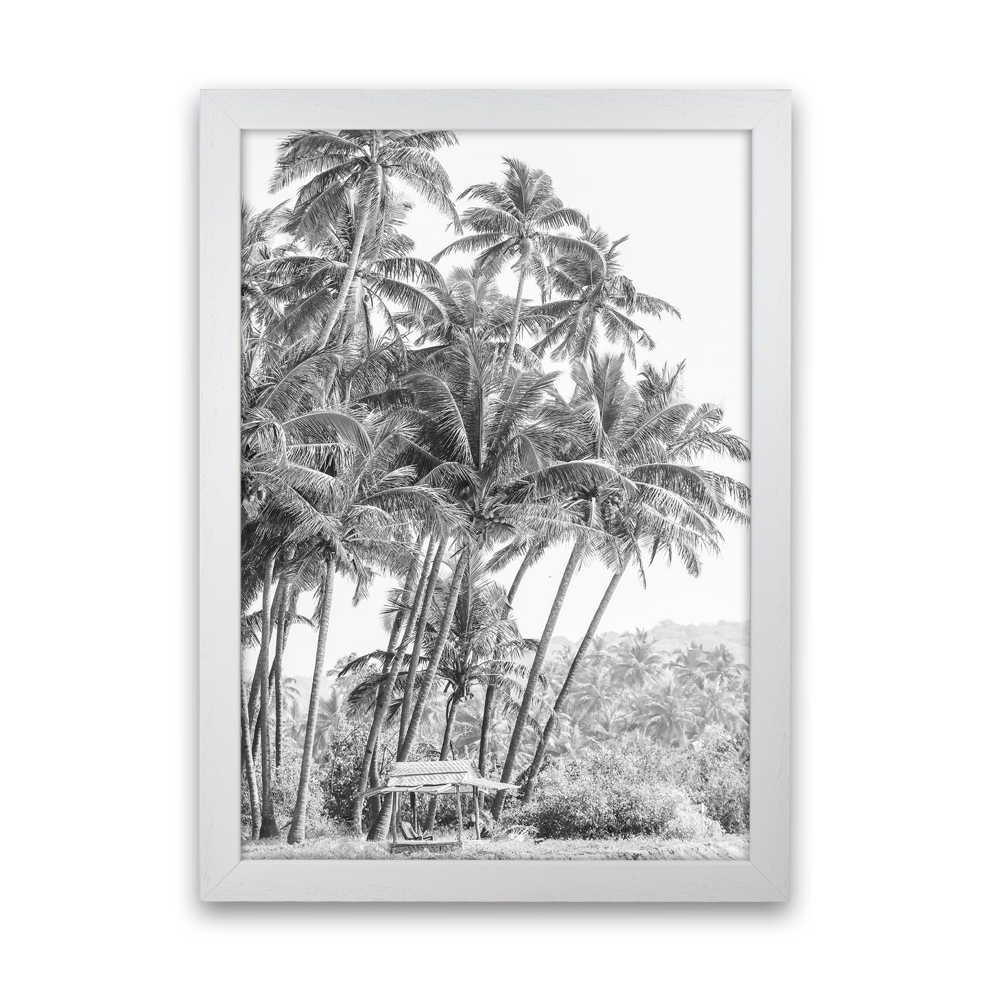 Jungle II Photography Print by Victoria Frost White Grain