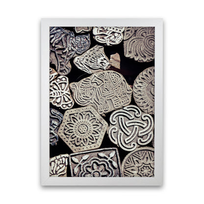Elephant Photography Print by Victoria Frost White Grain