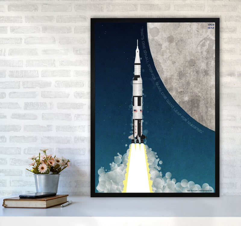 Apollo Art Print by Wyatt9 A1 White Frame