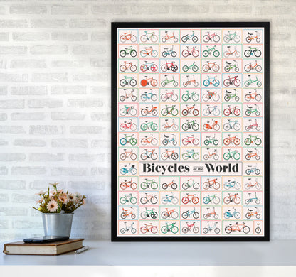 Bicycle of the World by Wyatt9 A1 White Frame