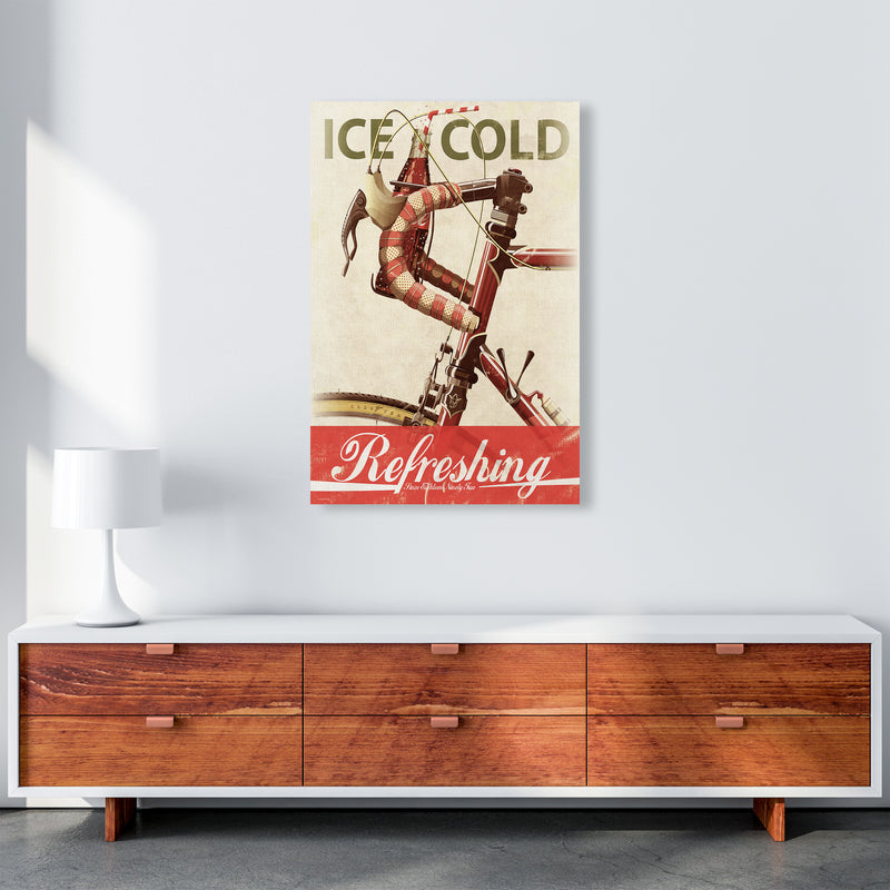 Cola Bike Cycling Art Print by Wyatt9 A1 Canvas