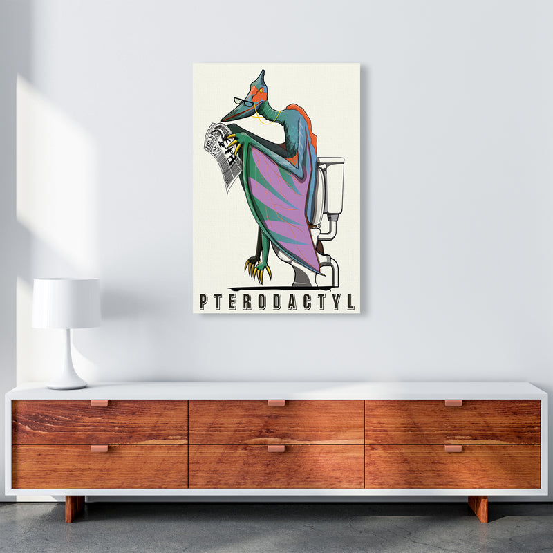 Flying Dino by Wyatt9 A1 Canvas