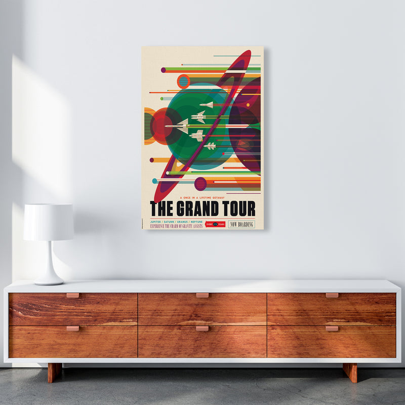 Grand Tour Retro Art Print by Wyatt9 A1 Canvas