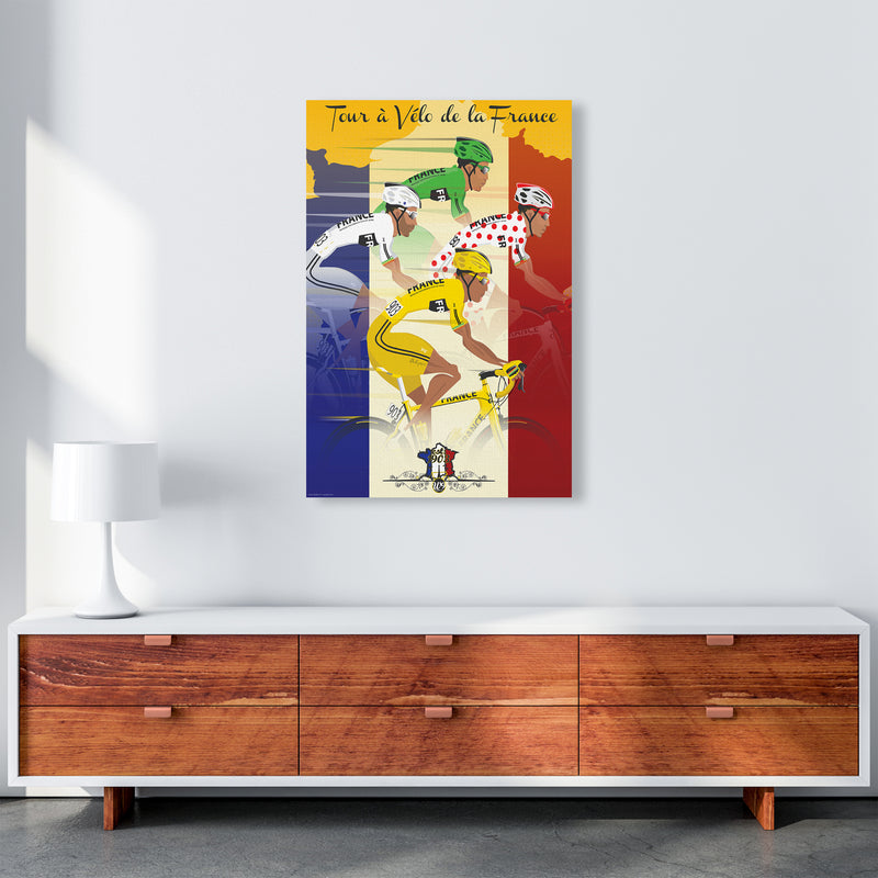 Jerseys Cycling Print by Wyatt9 A1 Canvas