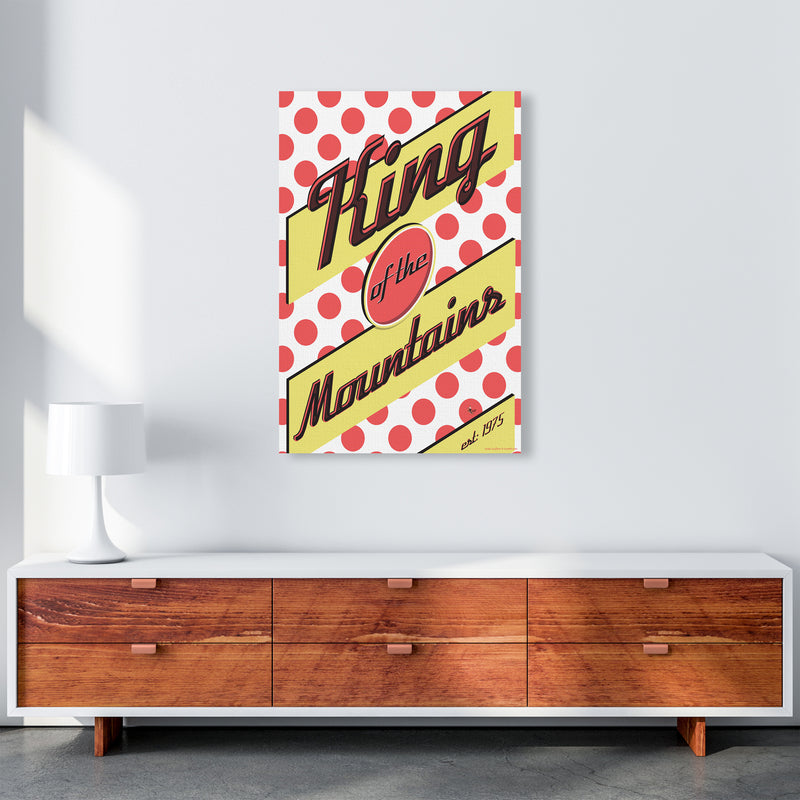 KOTM Cycling Print Red by Wyatt9 A1 Canvas