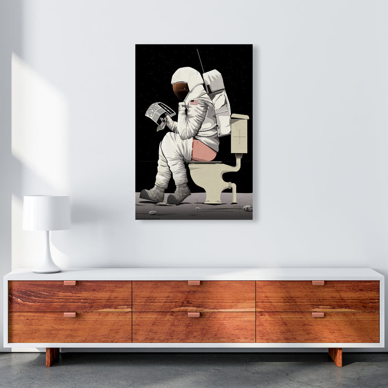 Moon on Loo by Wyatt9 A1 Canvas