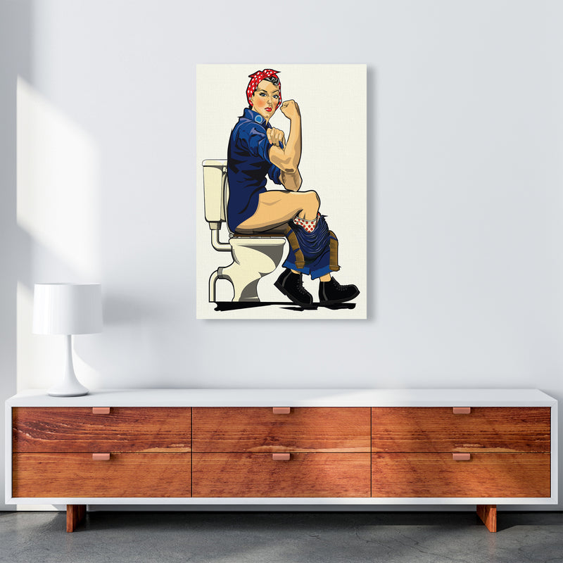 We Can Do It Loo by Wyatt9 A1 Canvas