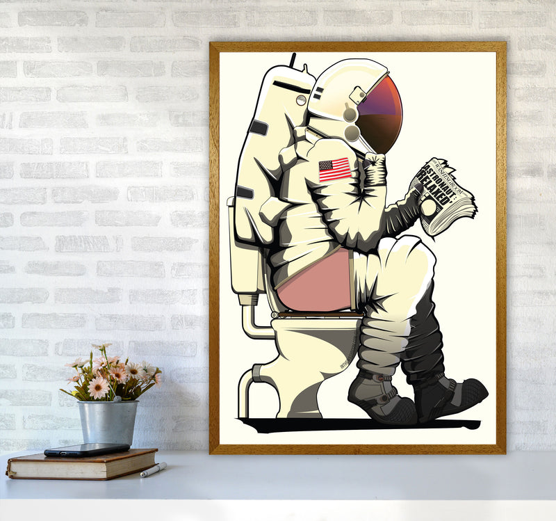 Astronaut Loo Art Print by Wyatt9 A1 Print Only