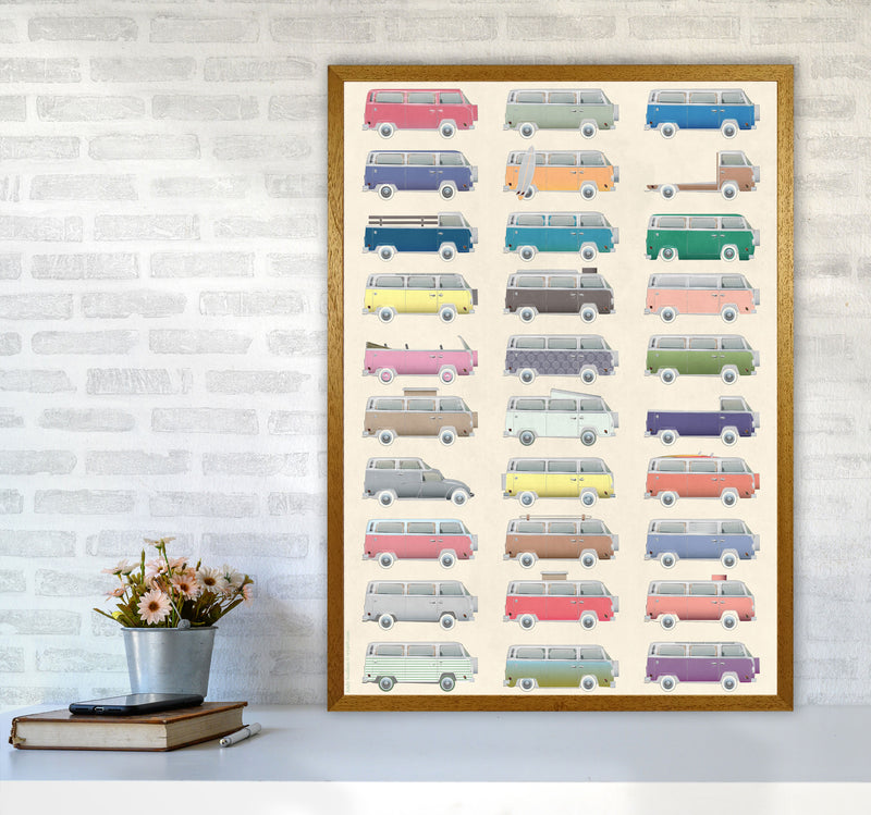 Camper Vintage Print by Wyatt9 A1 Print Only
