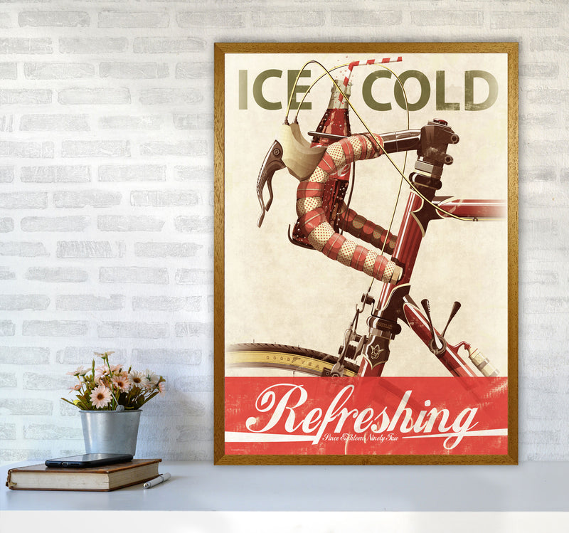Cola Bike Cycling Art Print by Wyatt9 A1 Print Only