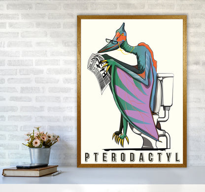 Flying Dino by Wyatt9 A1 Print Only