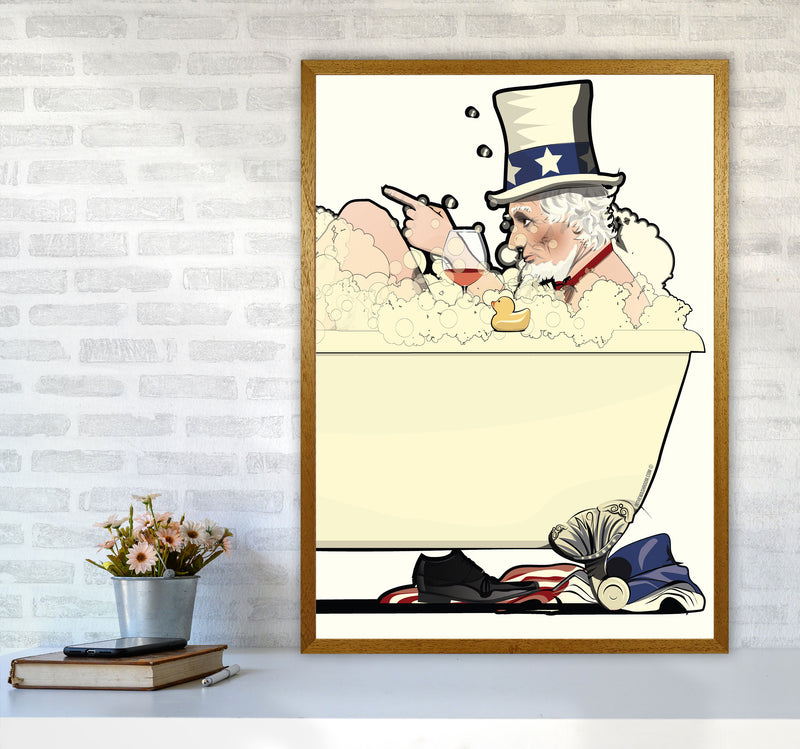 Uncle Sam Bath by Wyatt9 A1 Print Only